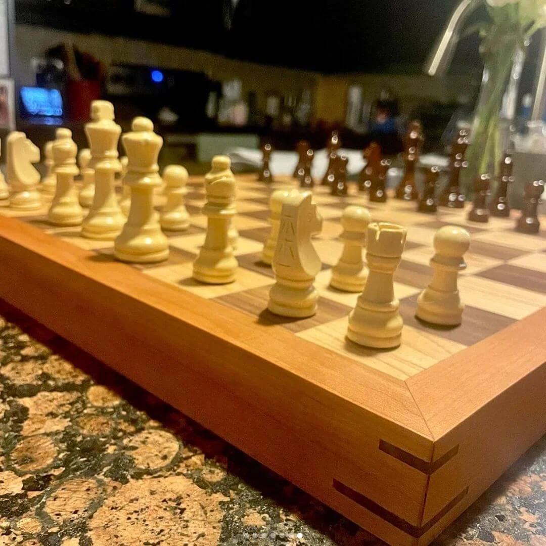 Customizable Chess Boards | Solid Wood — JKC Woodwork