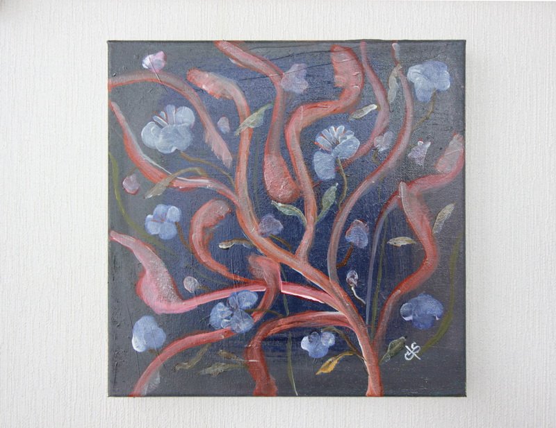 Movement in Swirling Mauve hanging.JPG