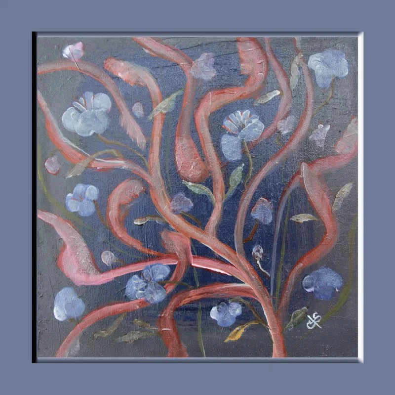 Movement in Swirling Mauve framed.JPG