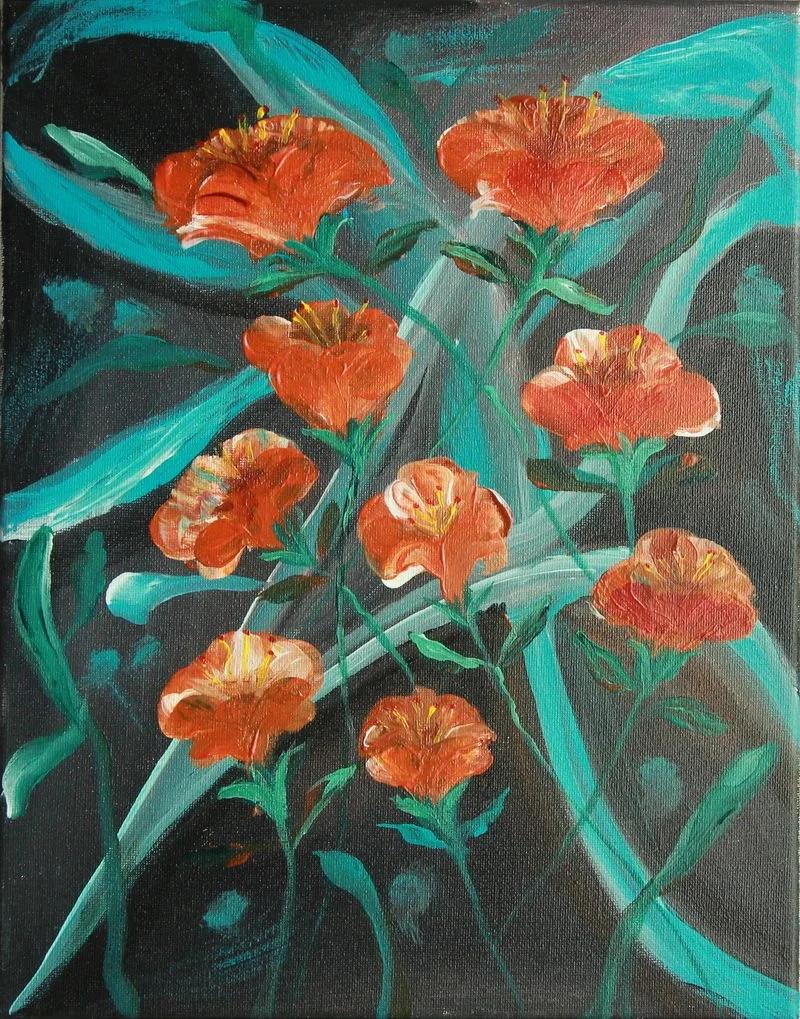 Orange Poppies: Imagining Florals Series