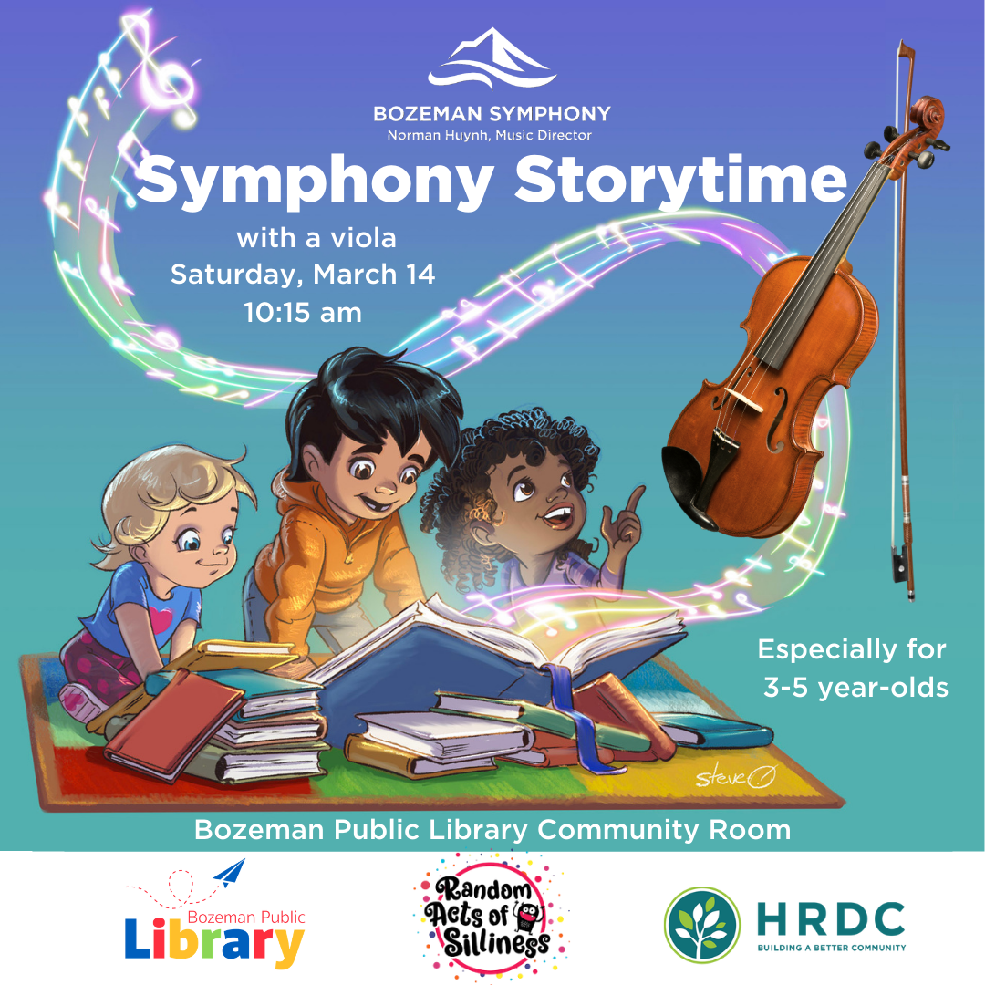 Bozeman Symphony Presents Symphony Storytime Featuring the Viola at Bozeman Public Library