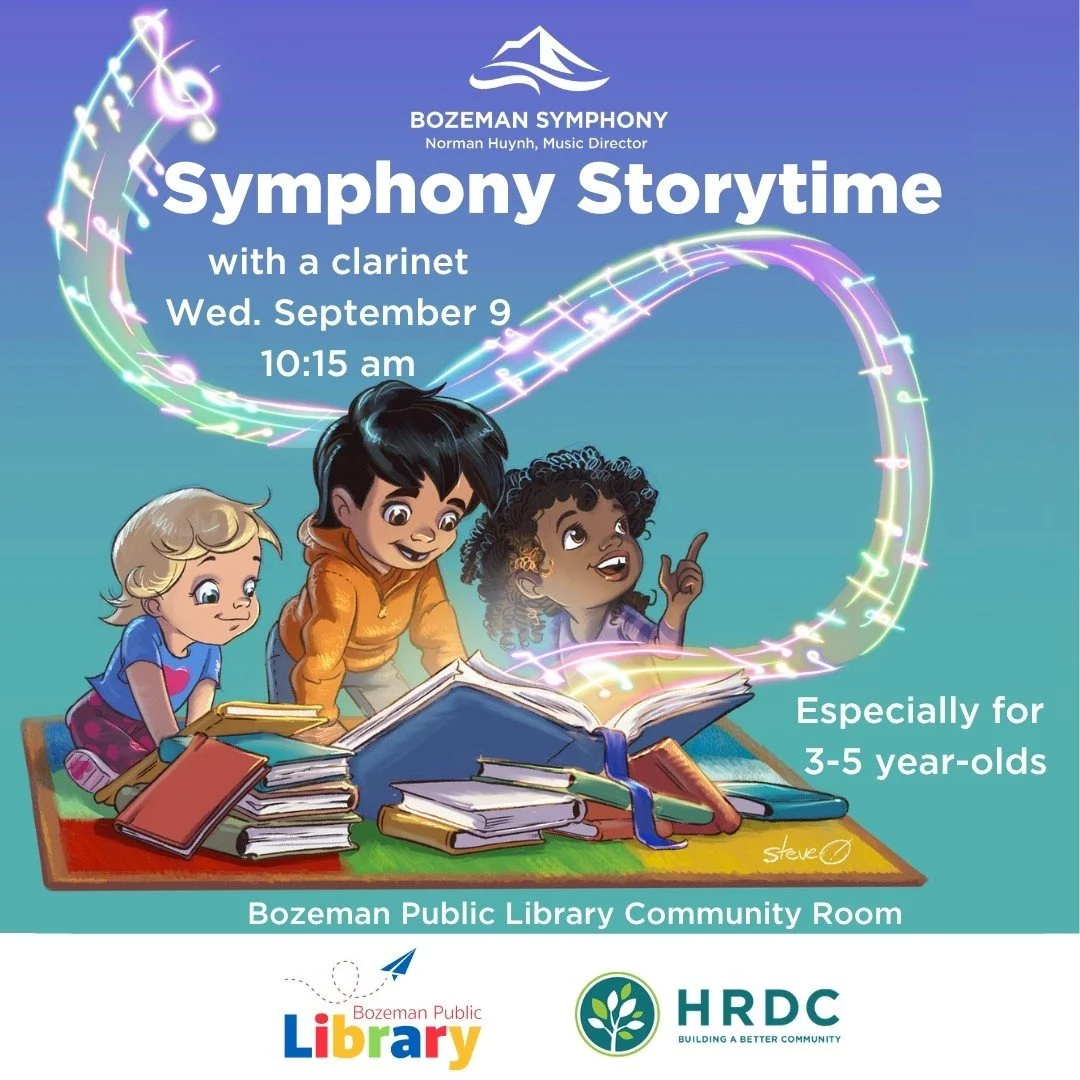 Bozeman Symphony Brings Live Music to Storytime Sept. 9