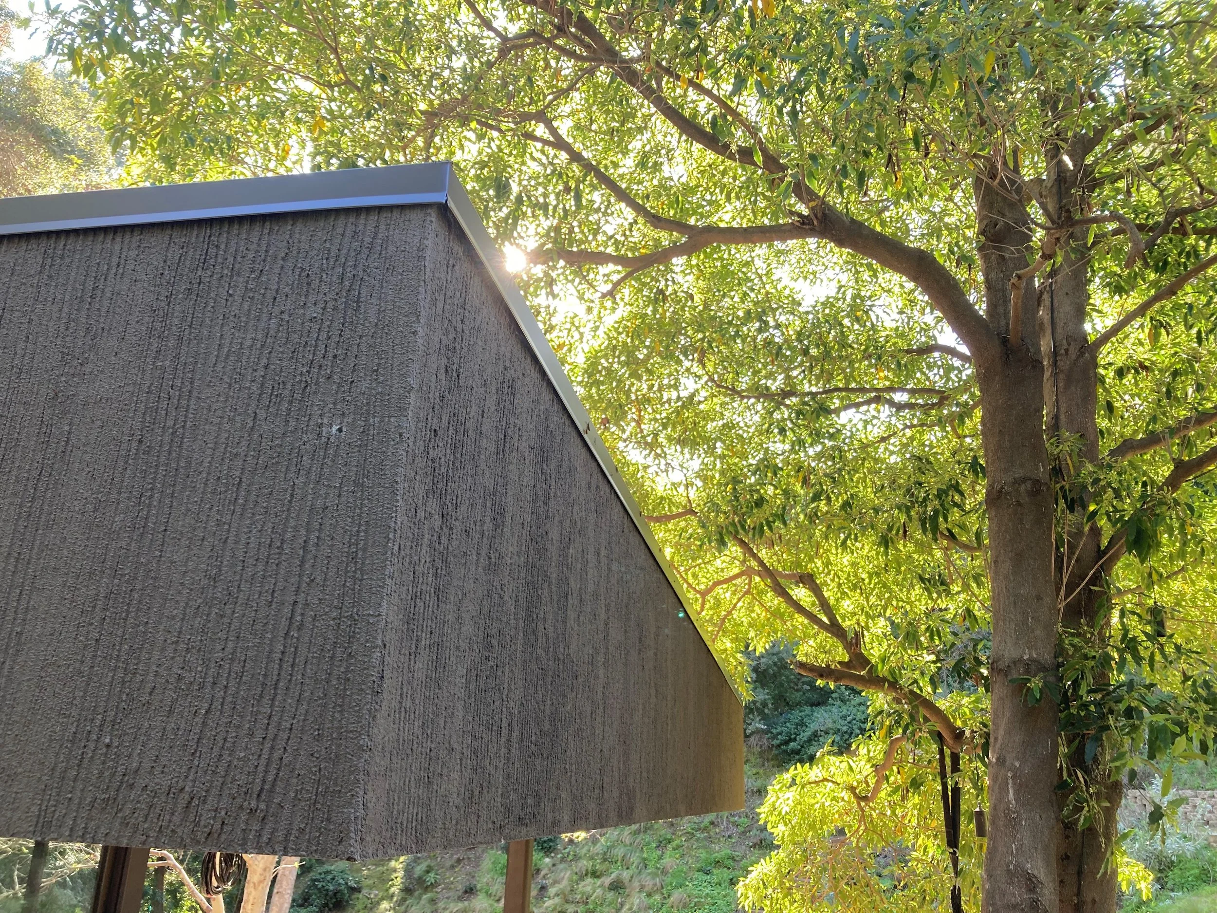 SW Studio raked plaster fascia