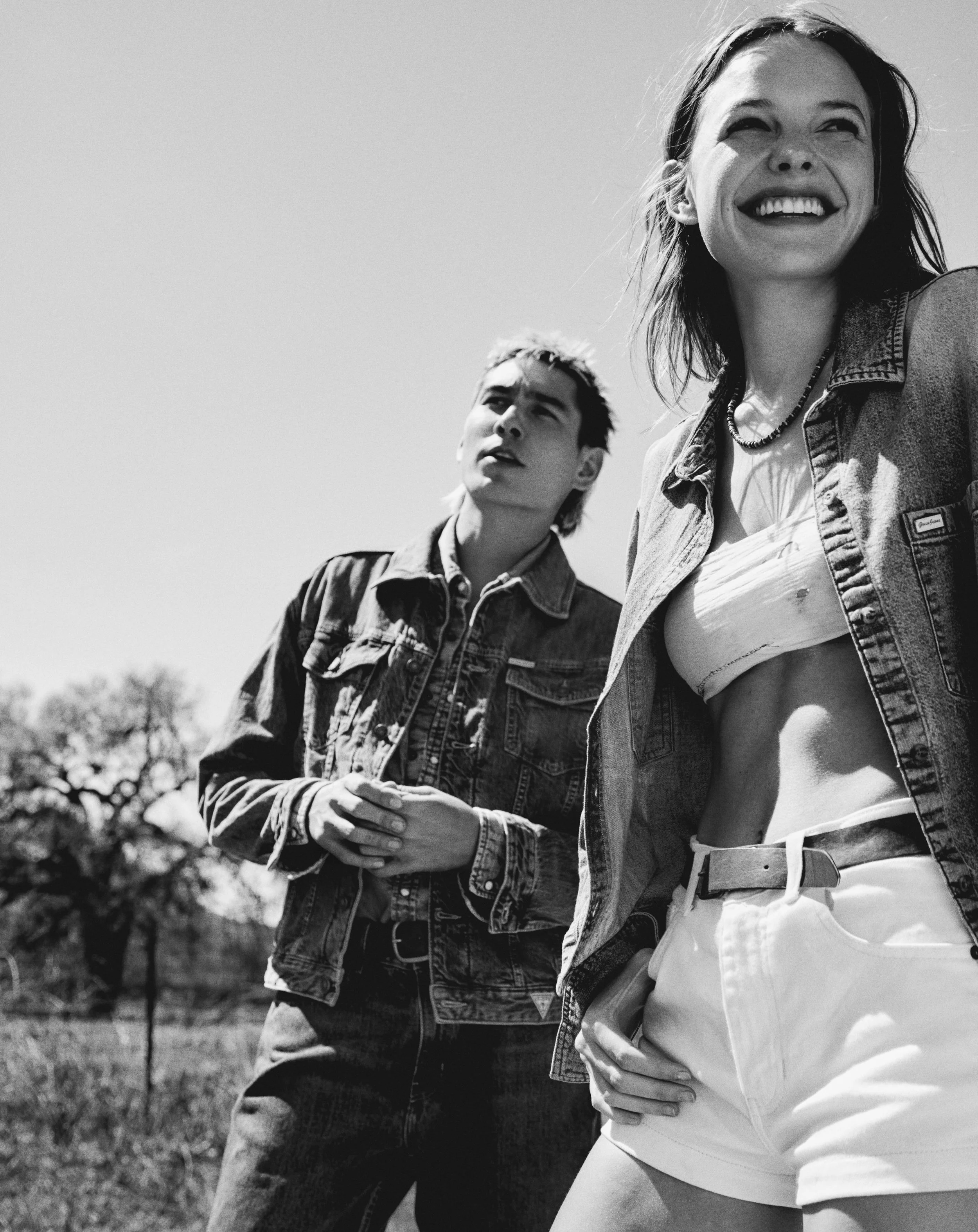 Evan Mock & Alana Champion for GUESS JEANS