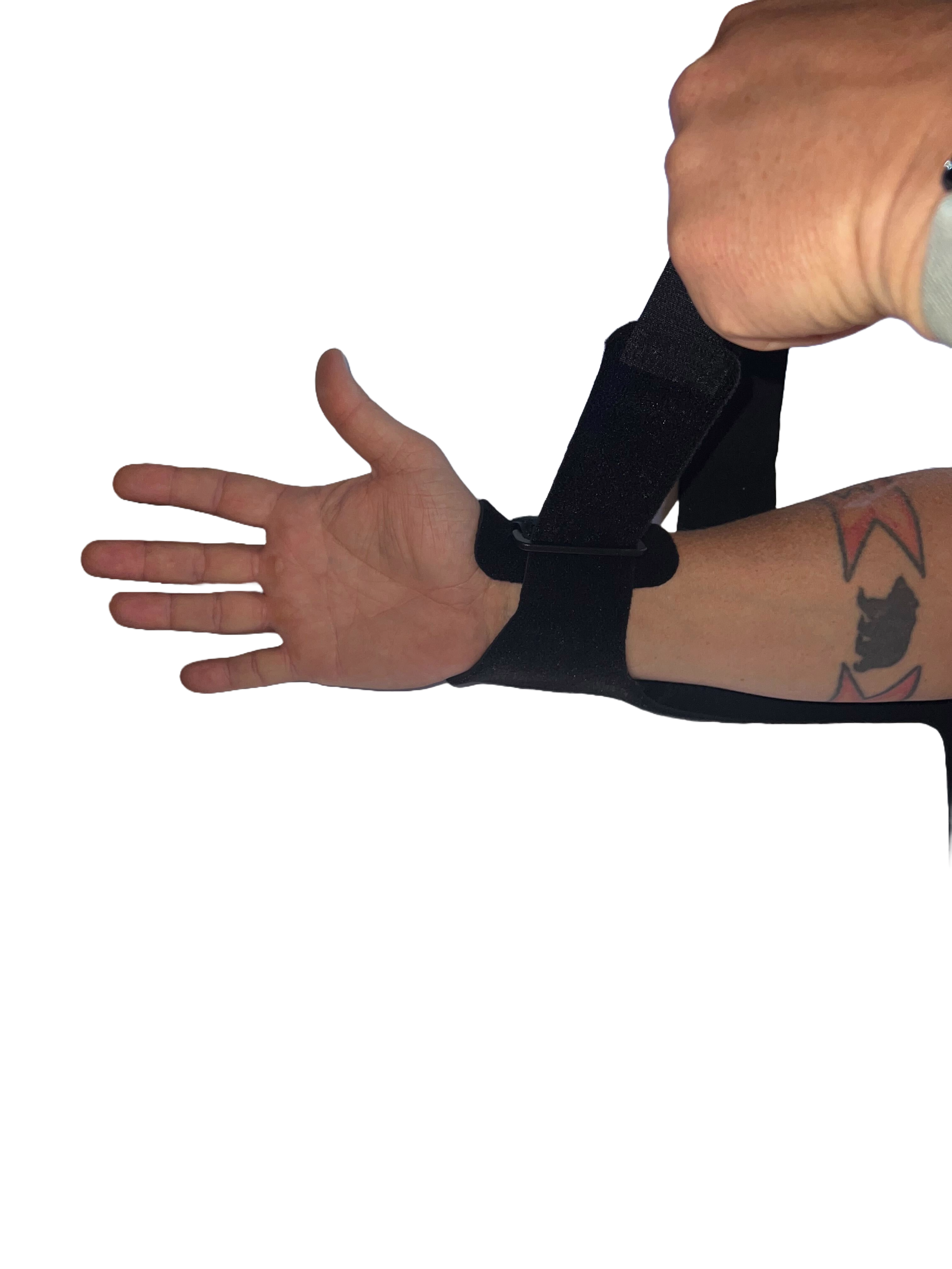 2. Tighten strap
