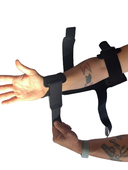 3. Secure strap with hook and loop closure