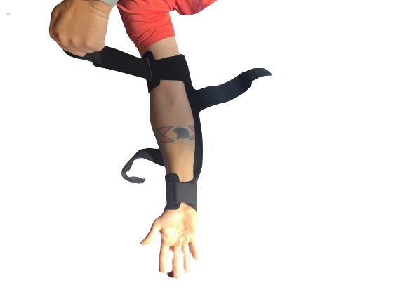 2. Tighten strap