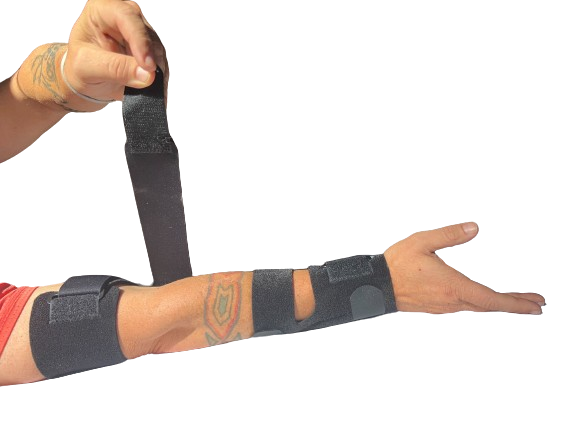 1. Find strap next closest to shoulder