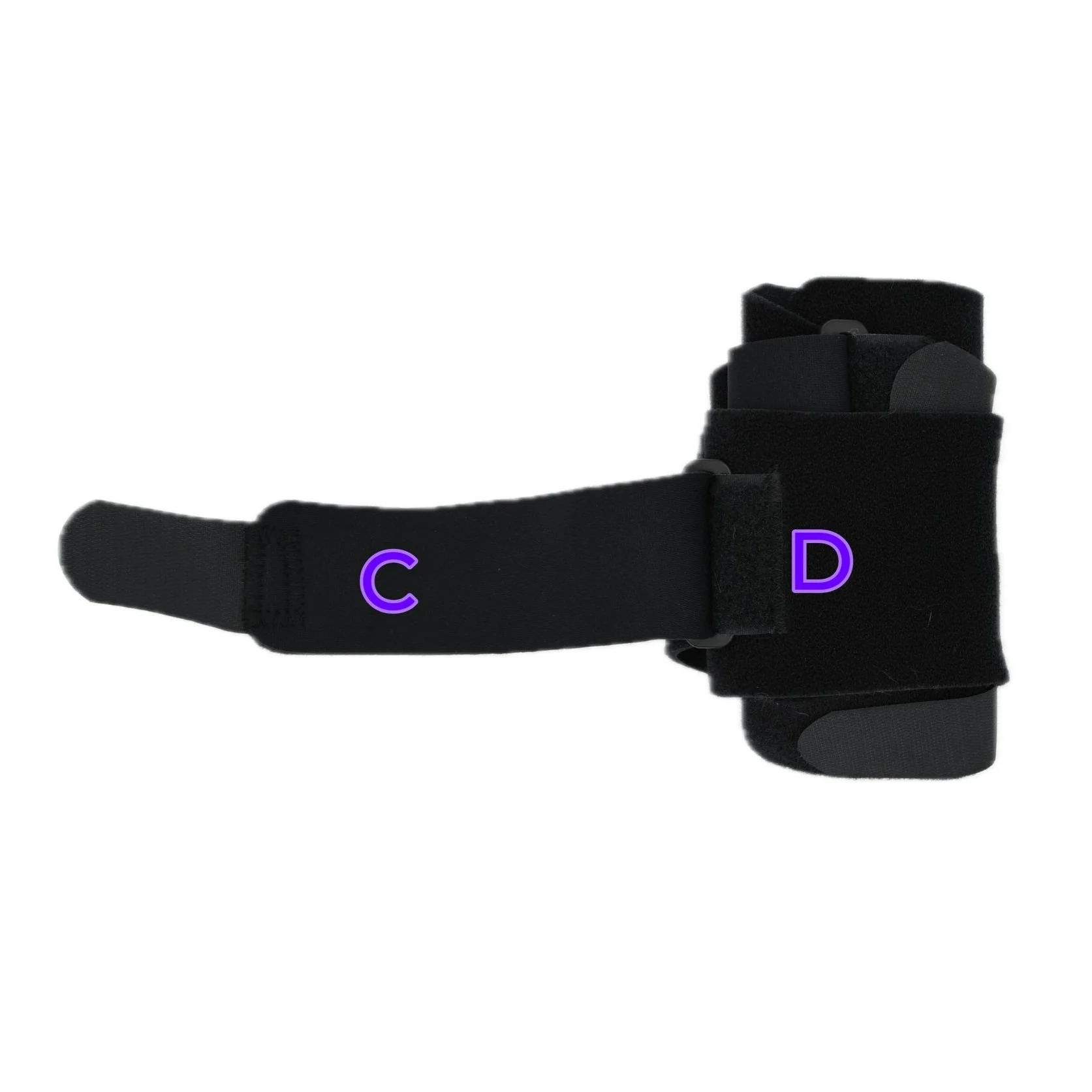 A. Unfasten strap C