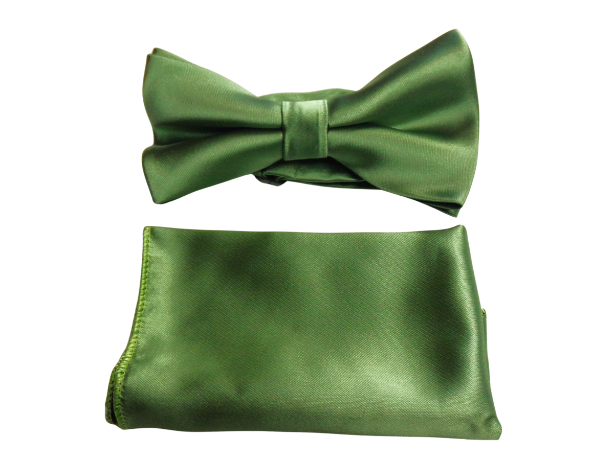 Sage Bowtie with Pocket Square $17.95