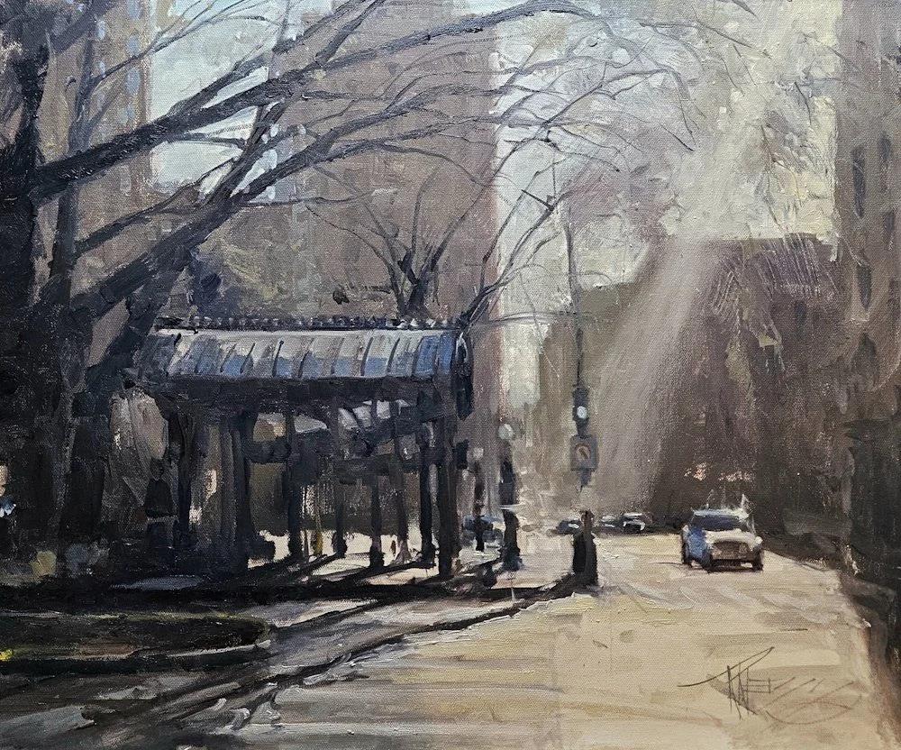 Robin Weiss 
 Awakening  
20x24 
oil on canvas 
$1,800