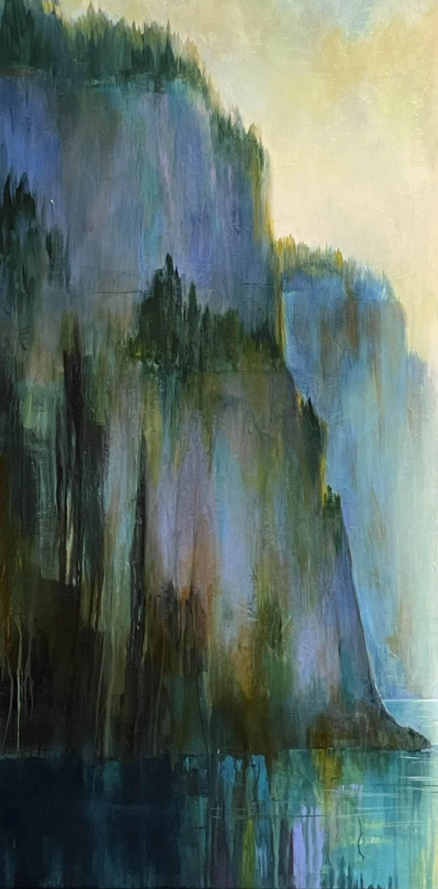 Lisa Lamoreaux -  Luminous Divide I  
acrylic 48x24 
$2,600