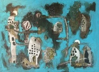 Billy Kincaid 
 Untitled III  
25x37 
acrylic latex pencil oil on canvas 
$2,300