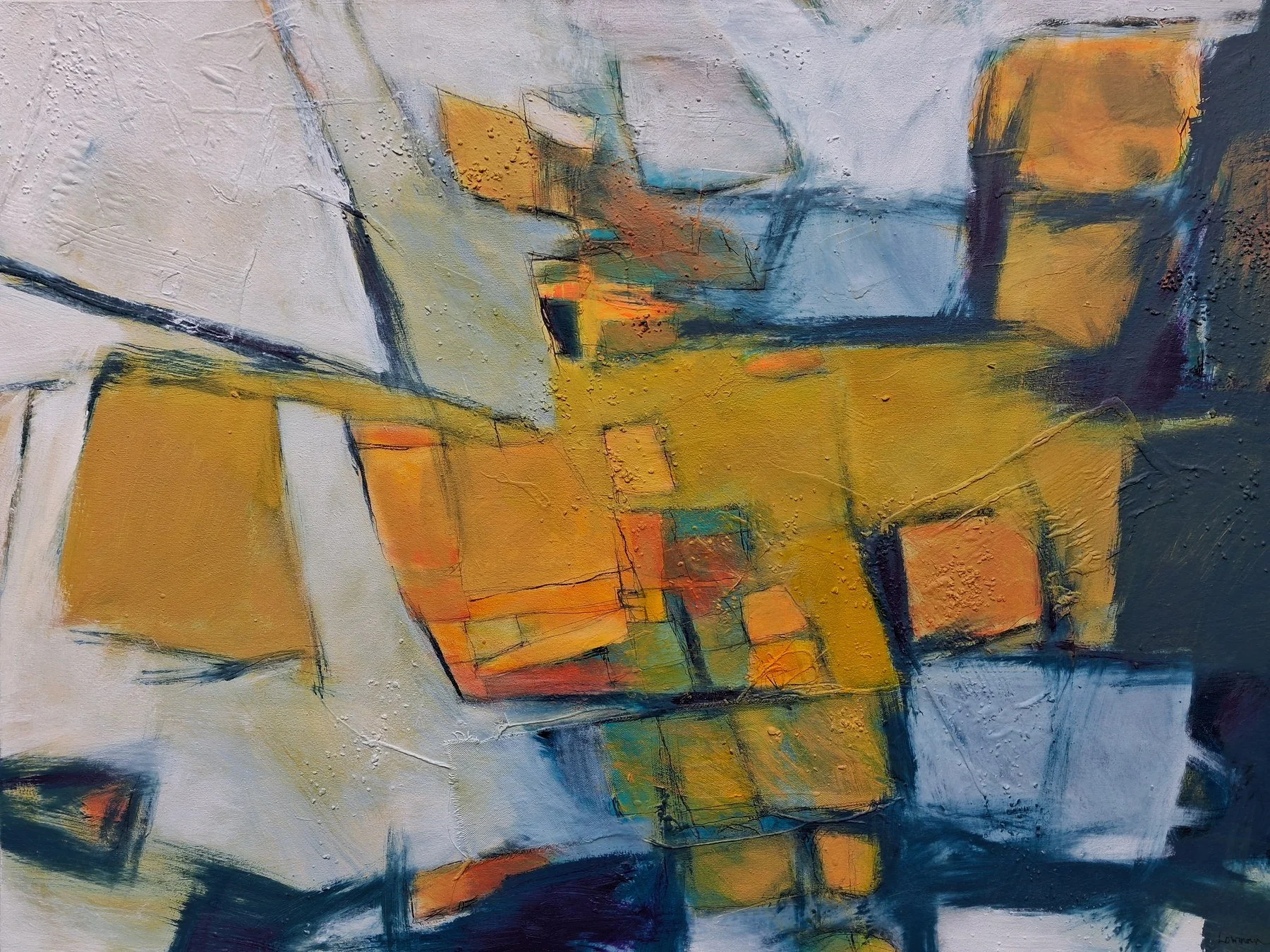 Leon Lowman 
 Code Breaker  
30x40 
acrylic on canvas 
$1,550