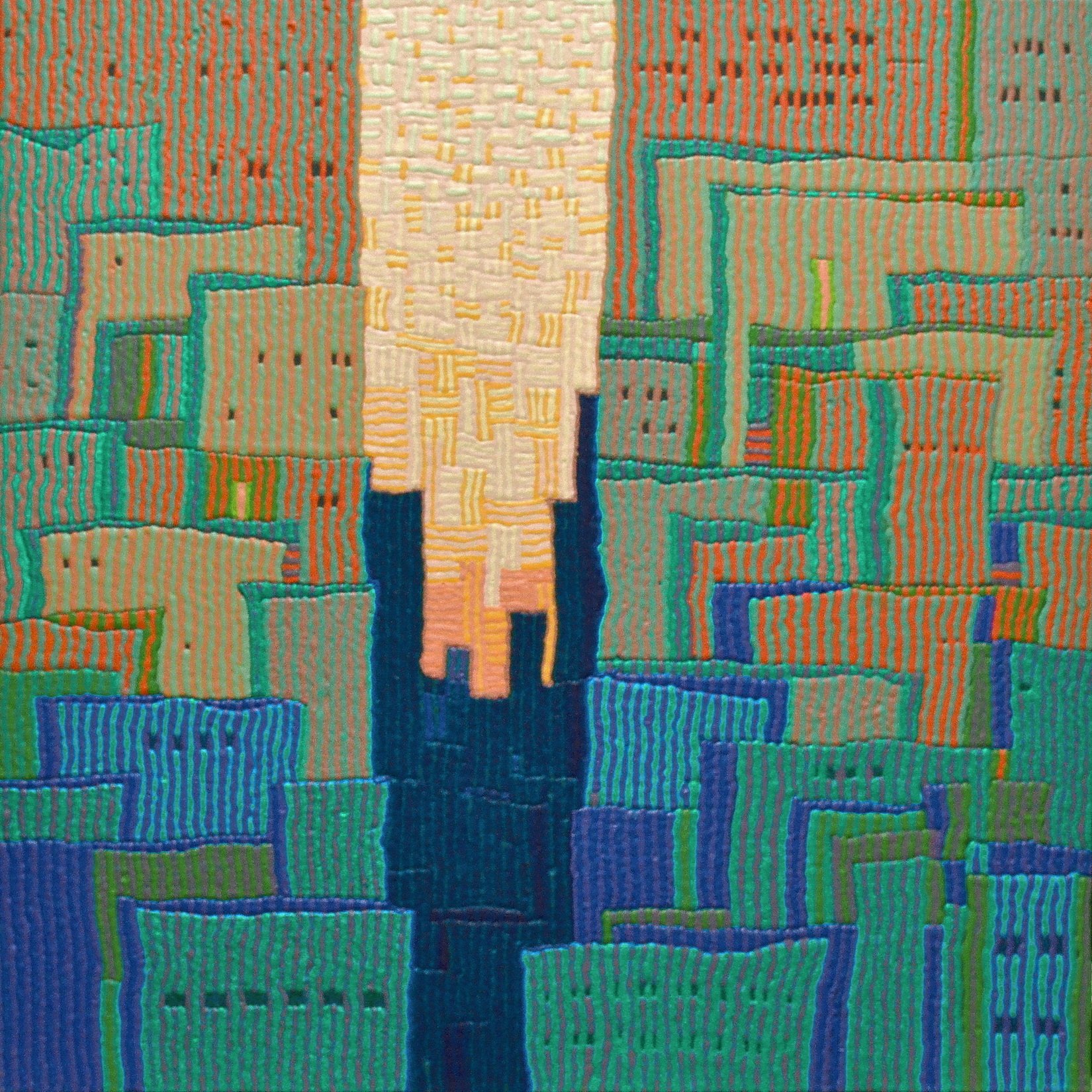 David Harrison -  Don't Turn on the Walls  
acrylic on board 36x36 
$3,000