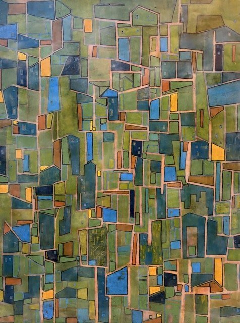 Jay Lazerwitz 
 Lullaby  
30x23 
encaustic and oil 
$2,000