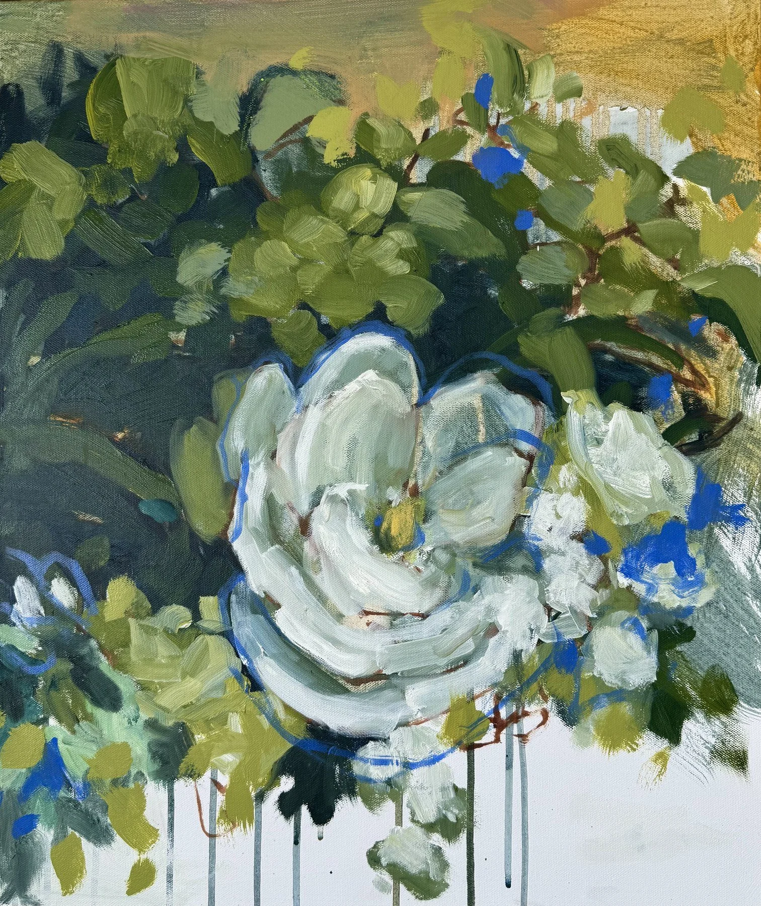 Cheryl Zahniser 
 Floral Contrast  
24x20 
oil on canvas 
$1,500