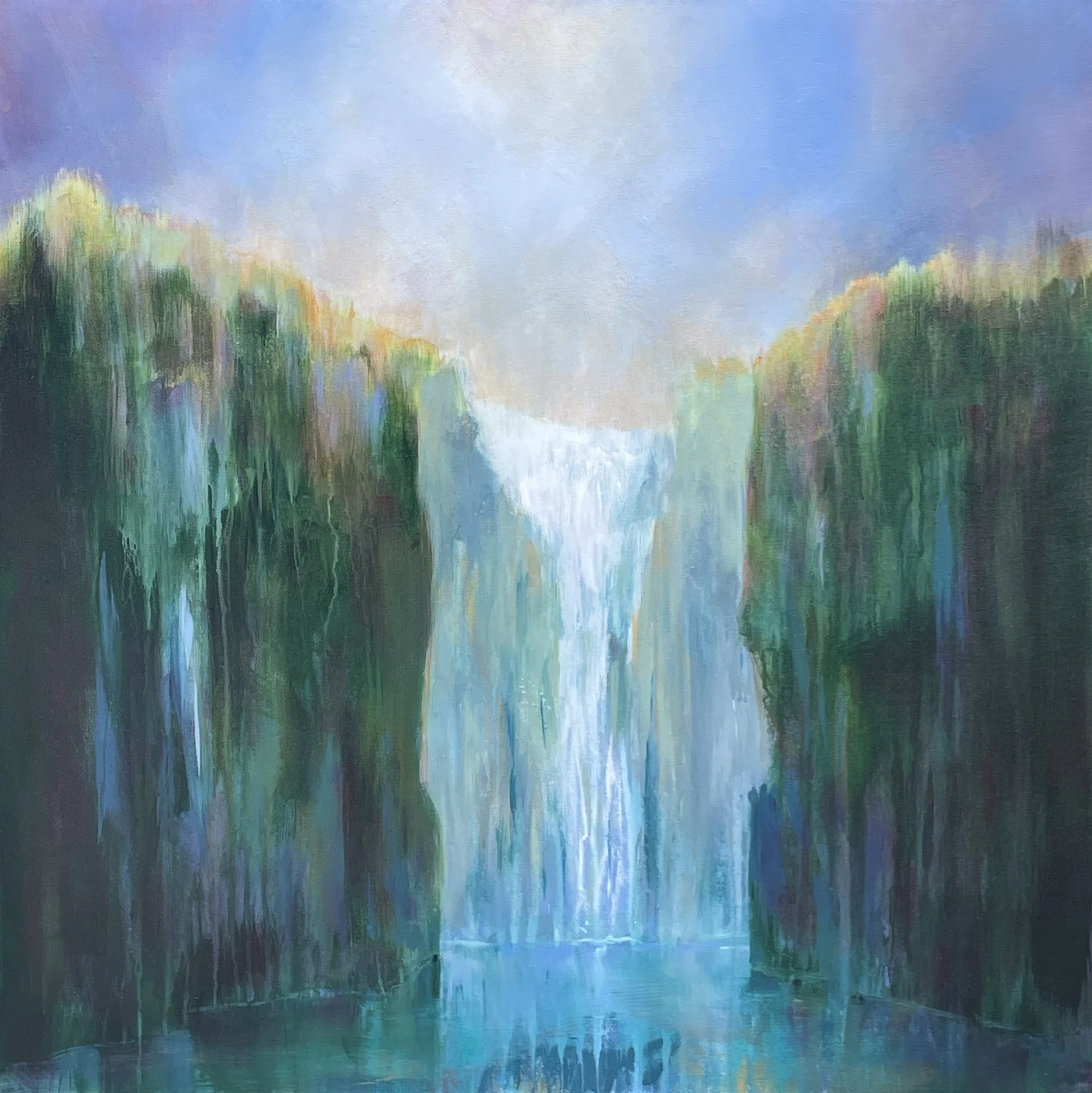 Lisa Lamoreaux 
 Inside Light  
30x30 
acrylic on canvas 
$2,100
