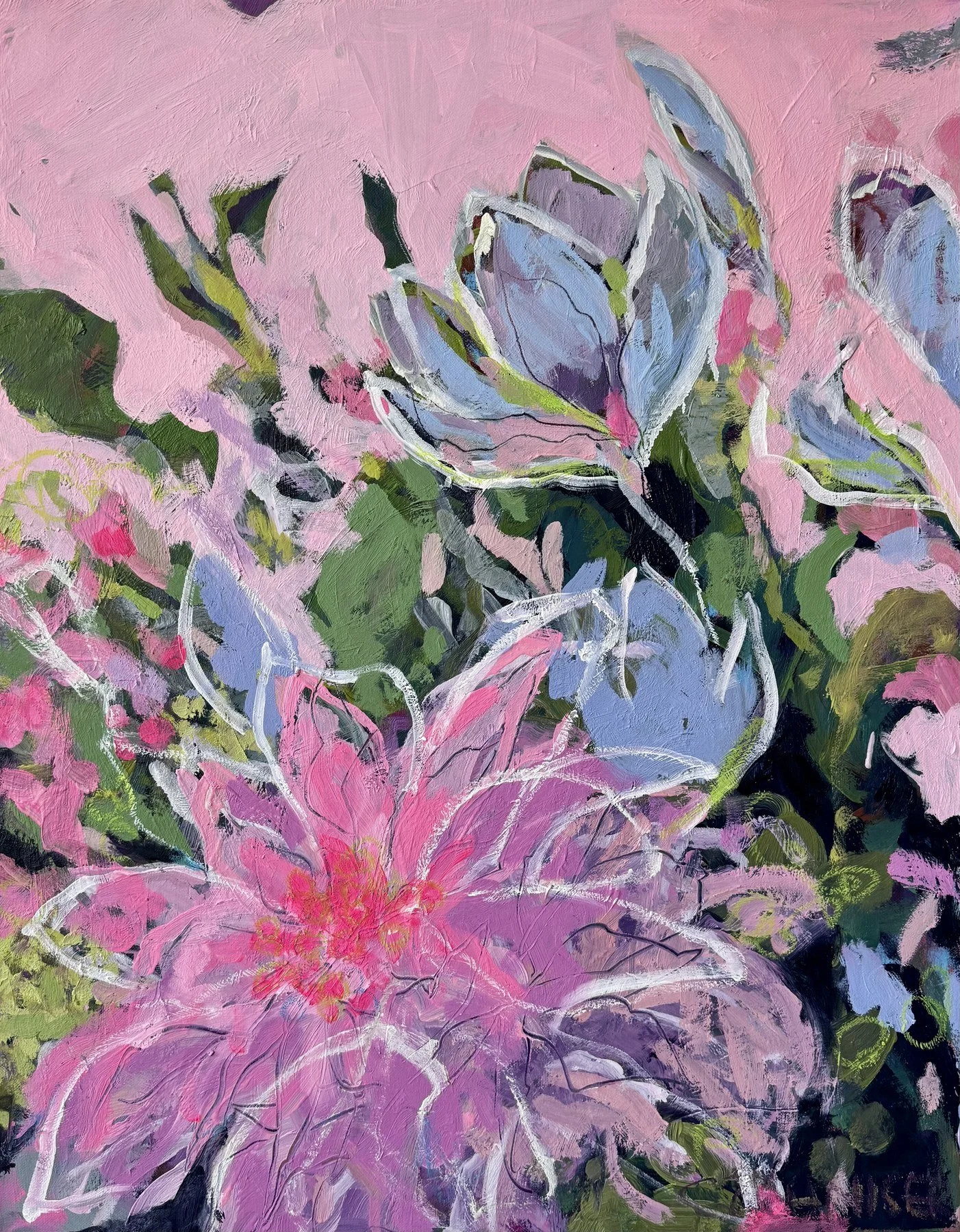 Cheryl Zahniser 
 You Make Me Smile  
30x24 
oil on canvas 
$1,900