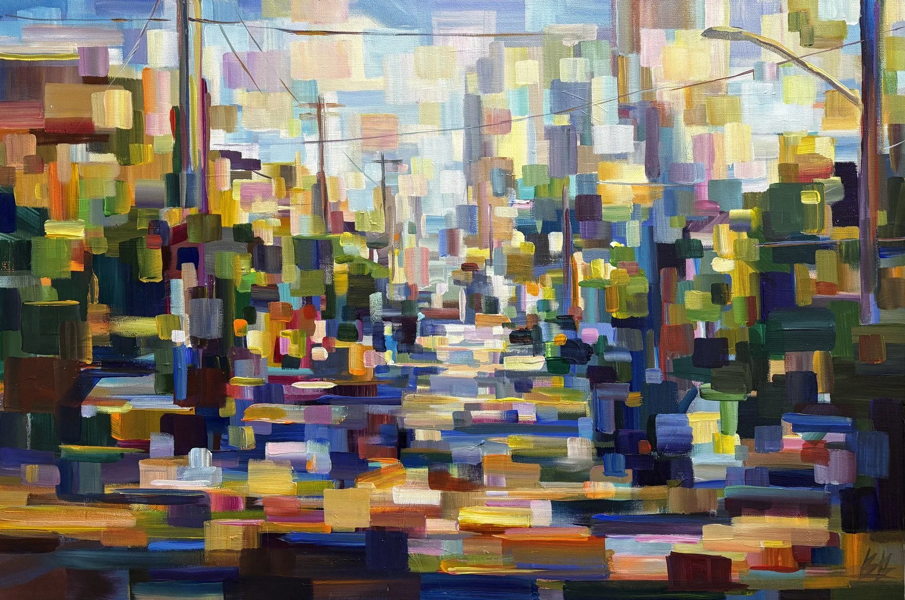 Brooke Borcherding 
 Transitions  
acrylic on canvas 
24x36 
$1,850