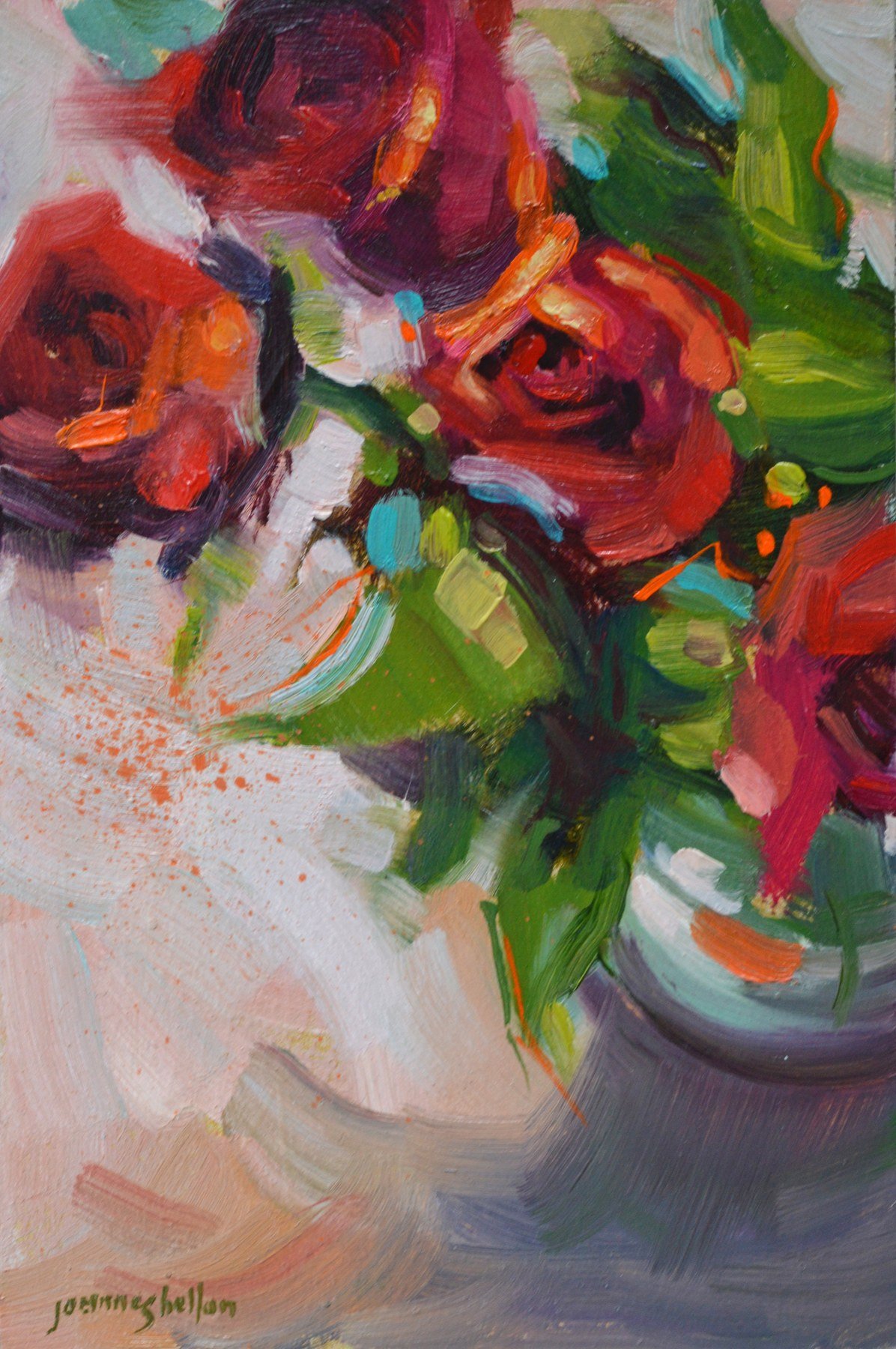 Joanne Shellan 
 Rosie  
9x6 
acrylic on panel 
$300