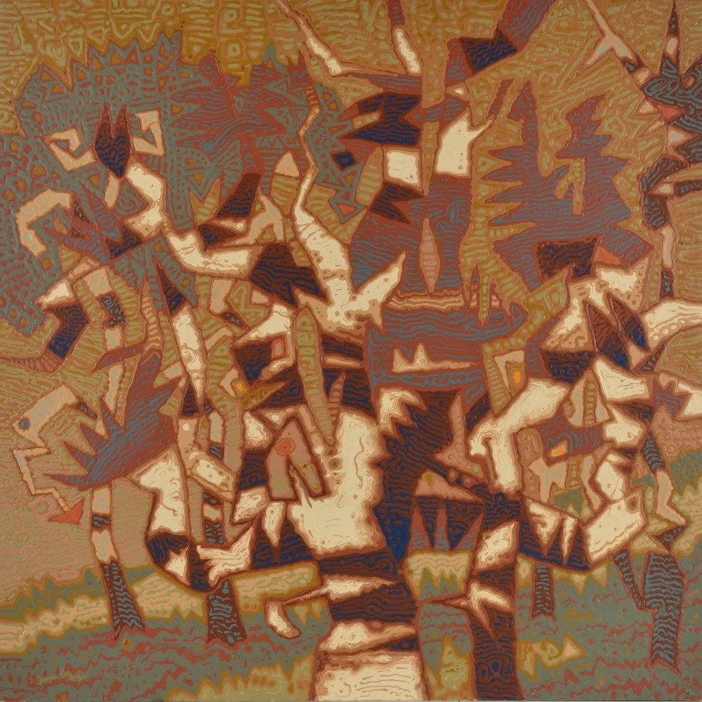 David Harrison 
 Treeweave  
36x36 
acrylic on board 
$3,000
