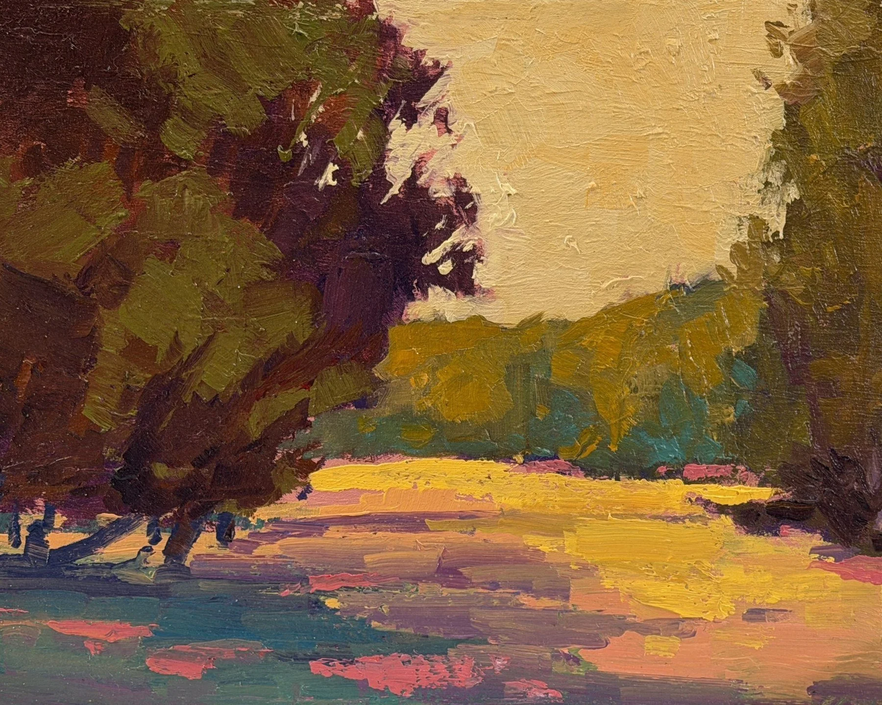 Scott Gellatly 
 Late Summer Field  
8x10 
oil on panel 
$600