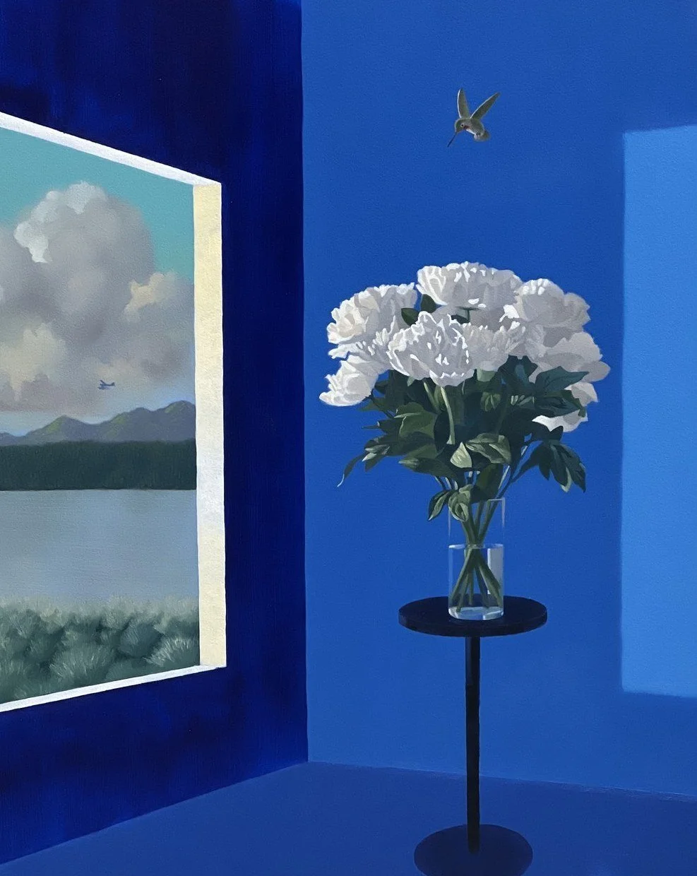 Chris Holt 
 The Messenger  
30x24 
oil on canvas 
$2,500