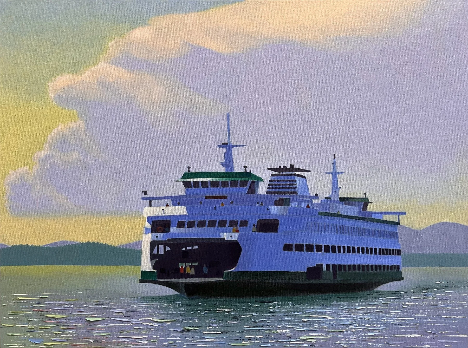 Chris Holt 
 Sound of Silence  
18x24 
oil on canvas 
$1,800