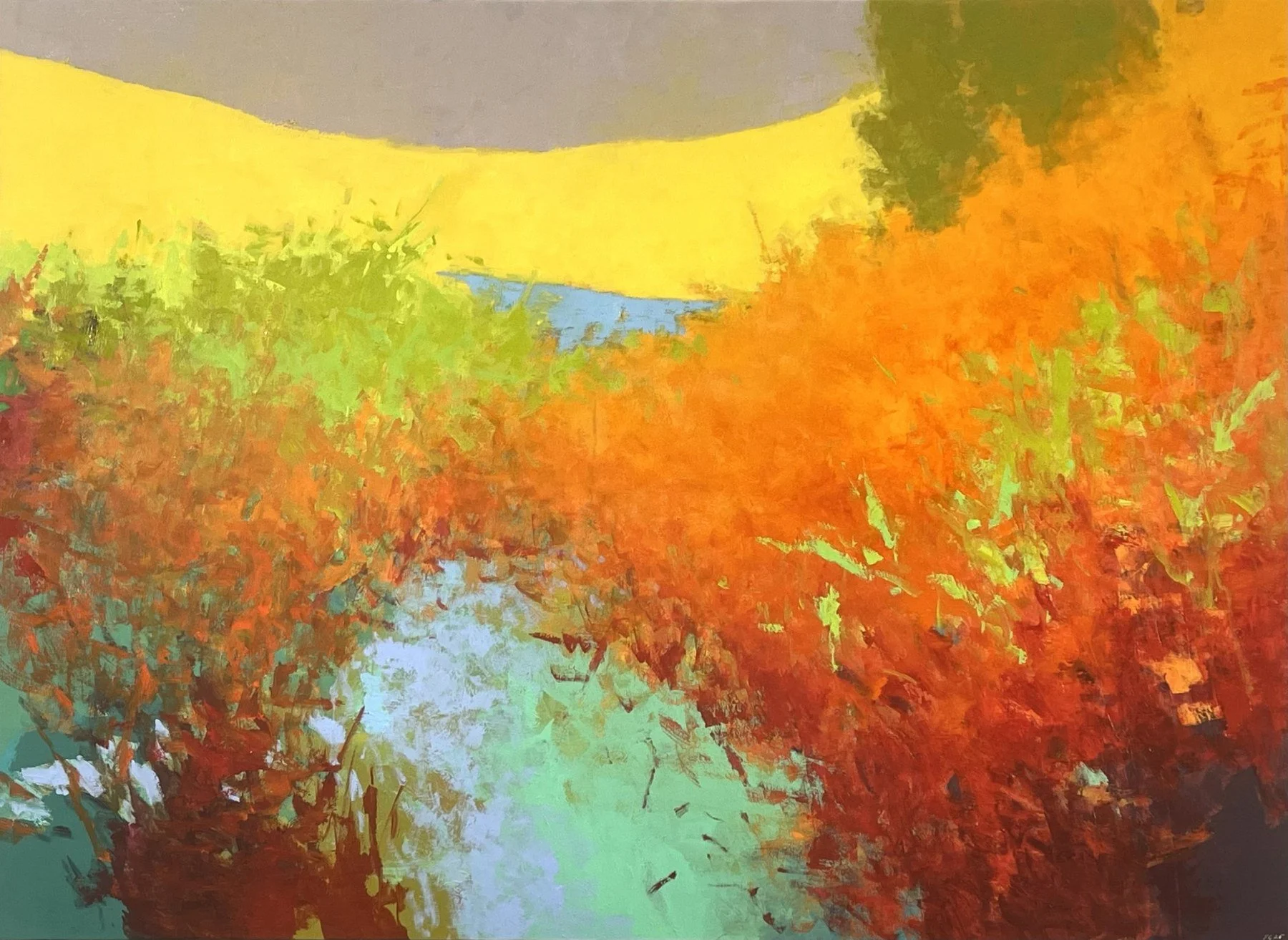 Scott Gellatly 
 An Awakening  
32x44 
oil on panel 
$5,200