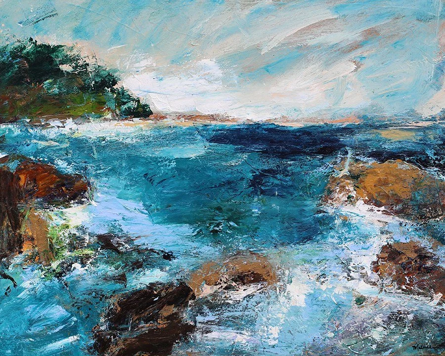 Christopher Mathie 
 Acceptance and Faith  
24x30 
acrylic on canvas 
$1,900