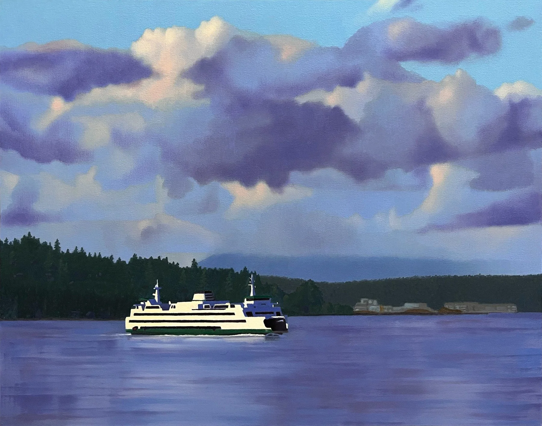 Chris Holt 
 On Course  
18x24 
oil on canvas 
$1,800
