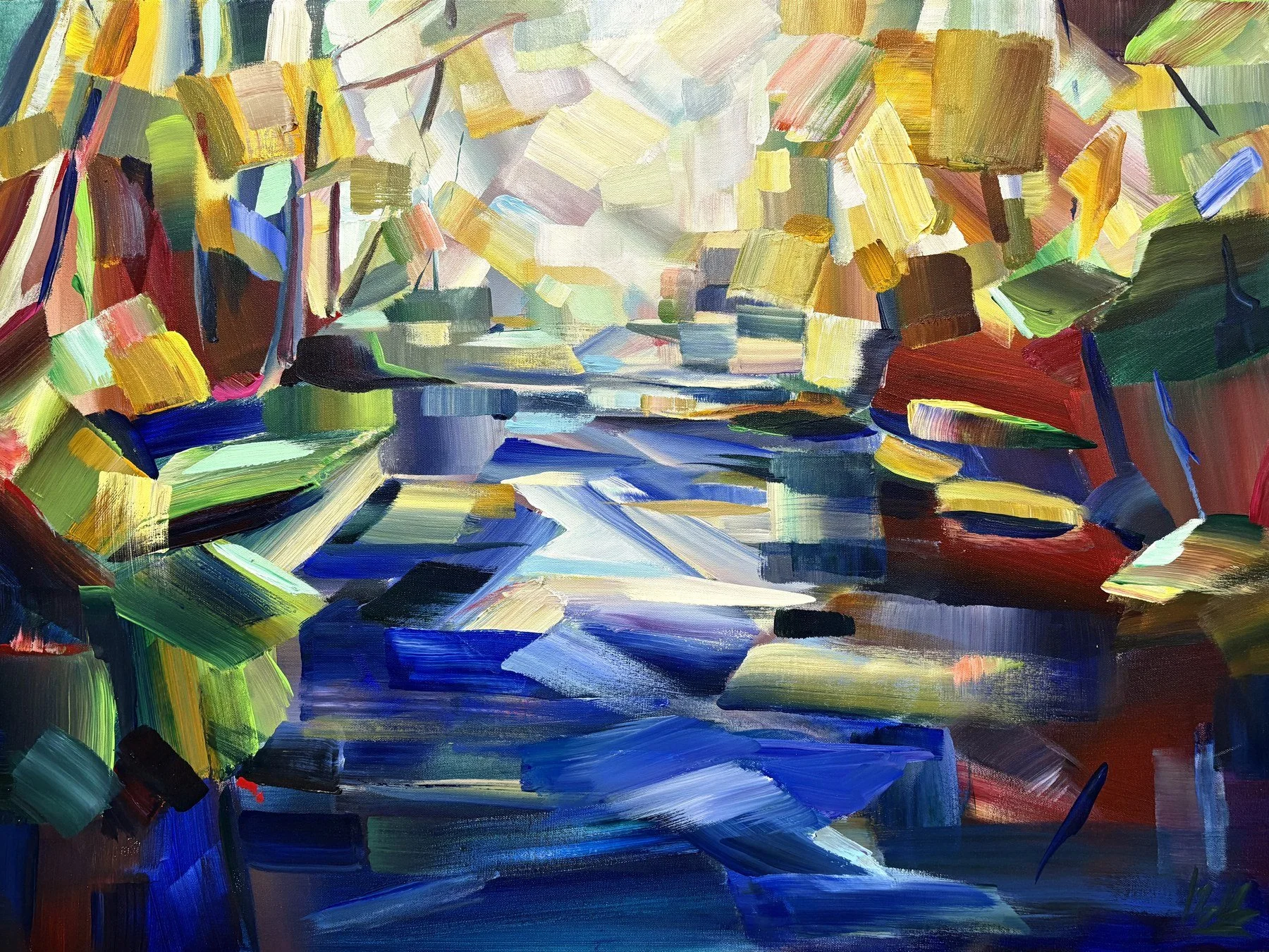 Brooke Borcherding 
 Kaleidoscopic Beauty  
30x40 
acrylic on canvas 
$2,900