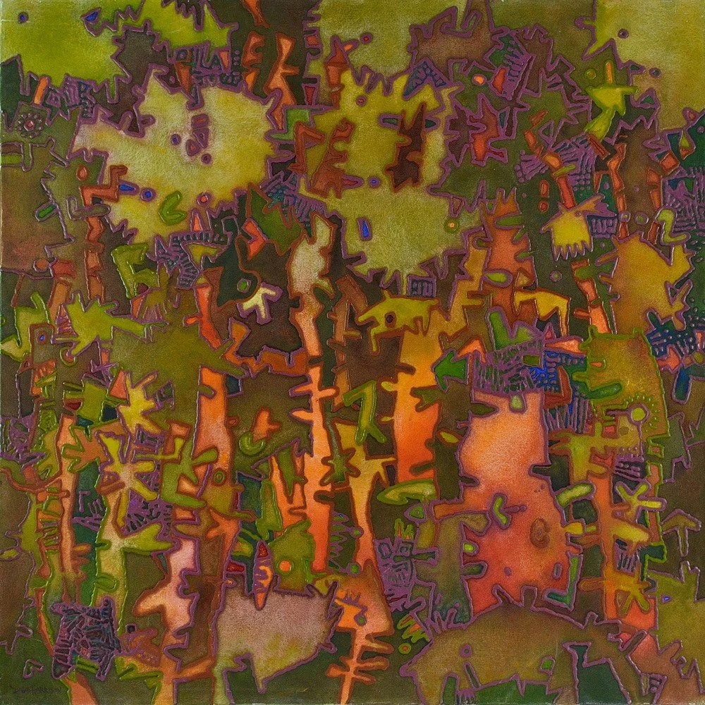 David Harrison 
 Fingers in Mexico  
48x48 
acrylic on canvas 
$4,000