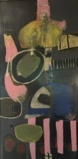 Billy Kincaid 
 Untitled IV  
49x25 
plaster acrylic latex varnish on panel 
$2,600