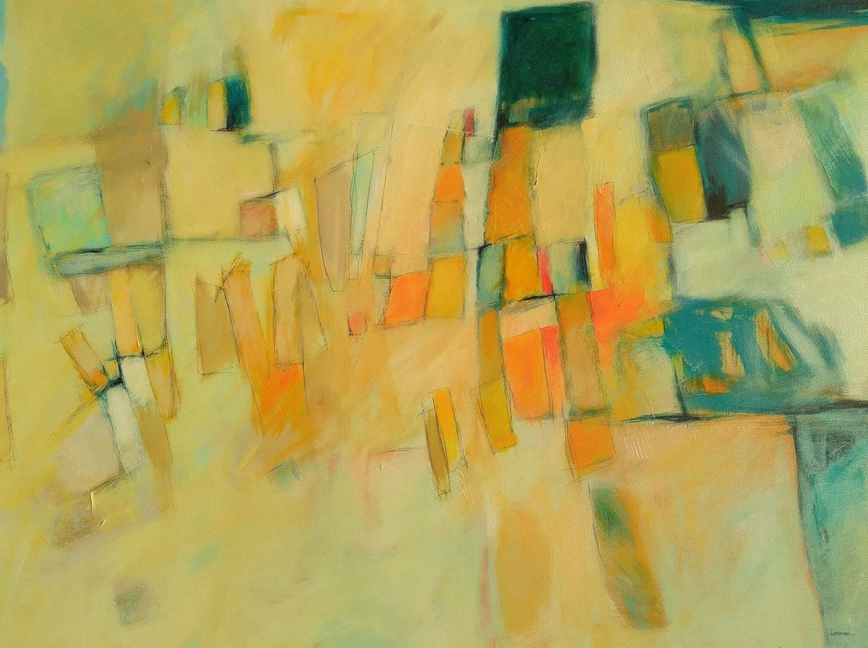 Leon Lowman 
 Fun in the Tropics  
acrylic on canvas 
30x40 
$1,550