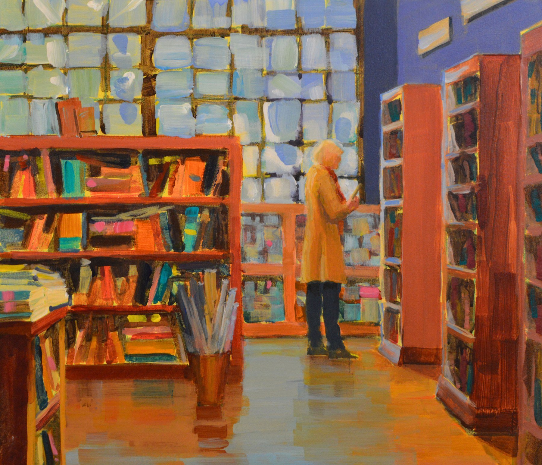 Joanne Shellan 
 Quiet Universe  
12x14 
acrylic on panel 
$600