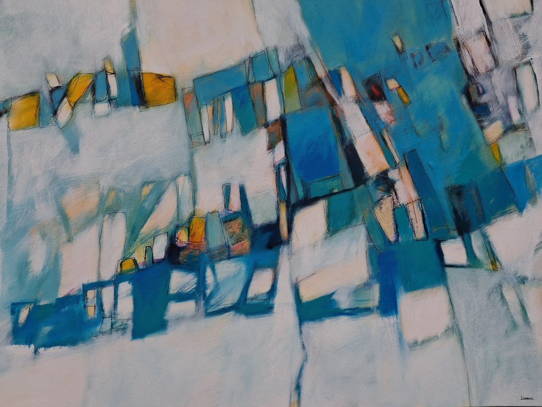 Leon Lowman 
 Memories of You  
30x40 
acrylic on canvas 
$1,550