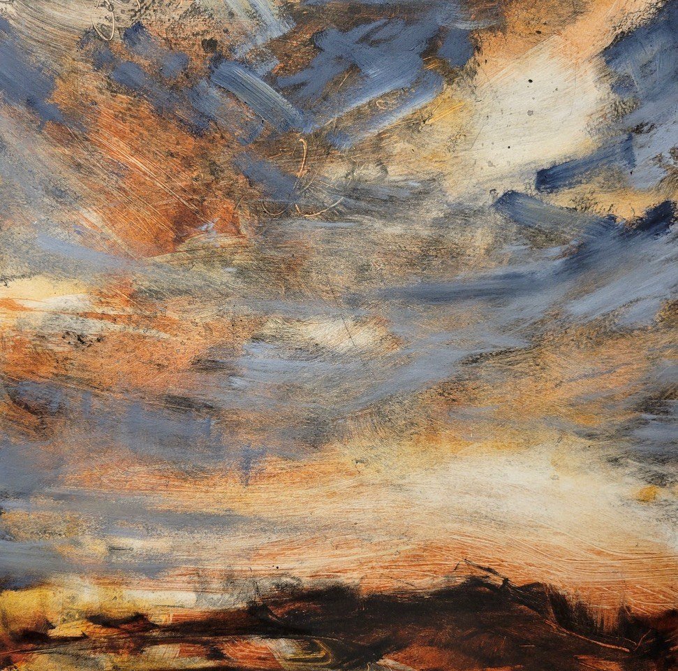 Leigh Knowles 
 Unexpected Change  
12x12 
monotype oil based ink on cotton paper (1 of 1) 
$780