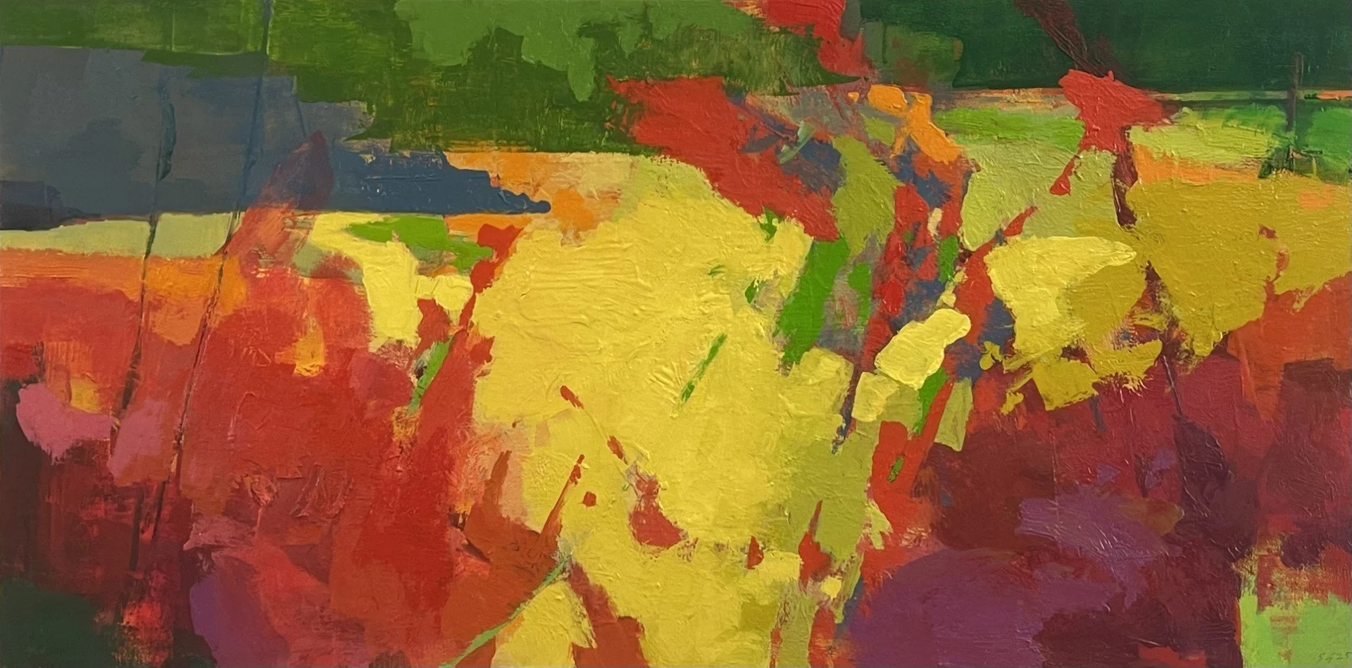 Scott Gellatly 
 Beyond Red  
12x24 
oil on panel 
$1,200