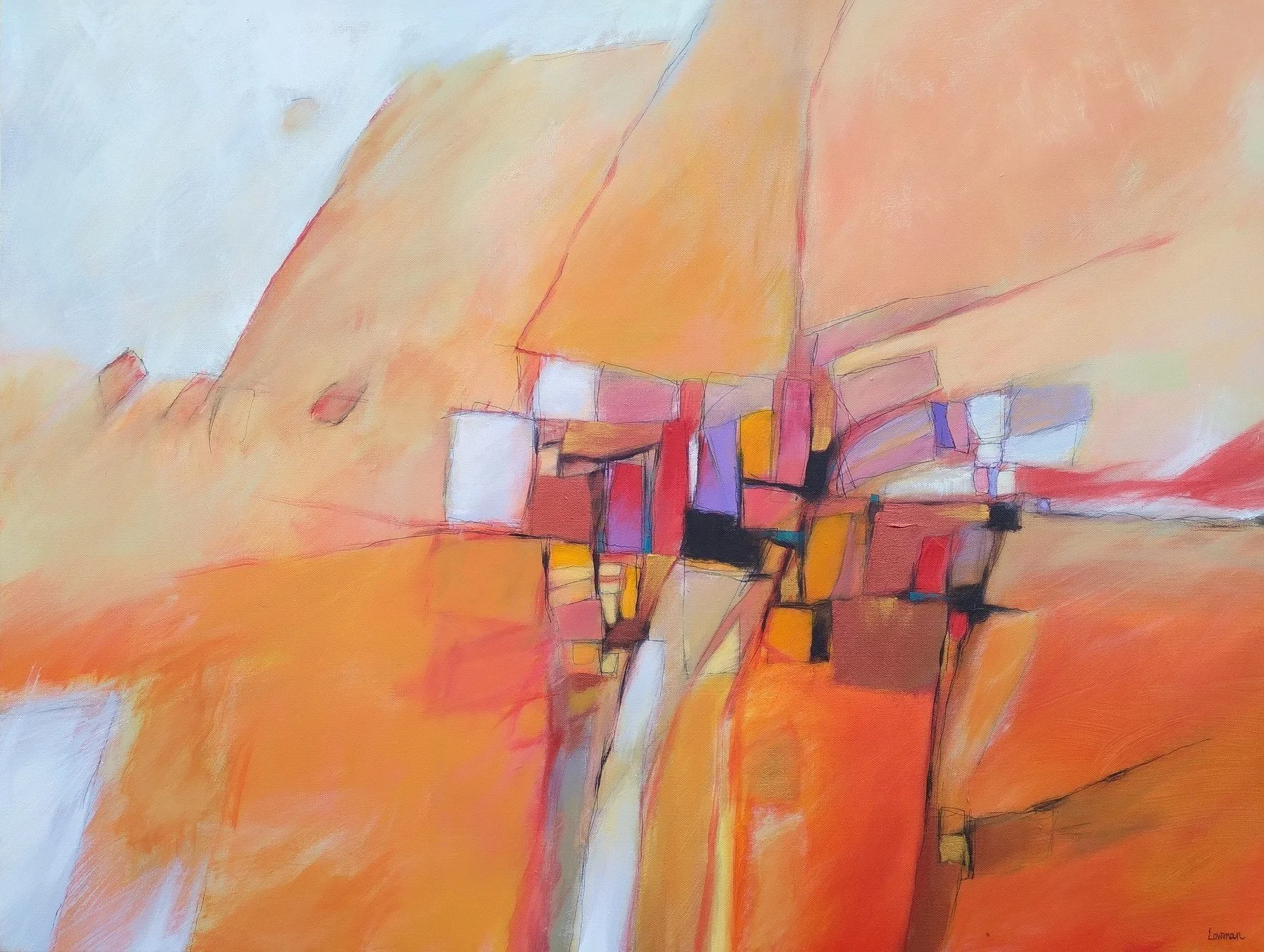 Leon Lowman -  Secret Date  
acrylic 30x40 
$1,500