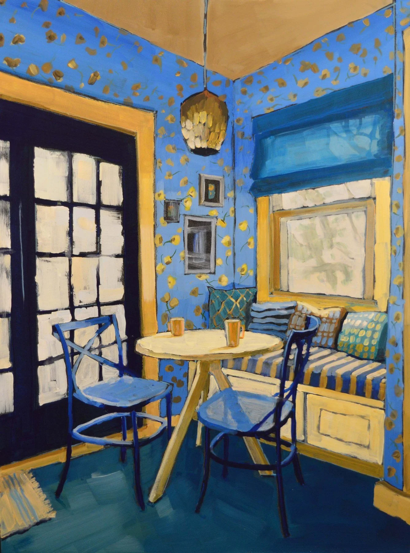 Joanne Shellan -  Tea Time  
acrylic 24x18 
$1,200