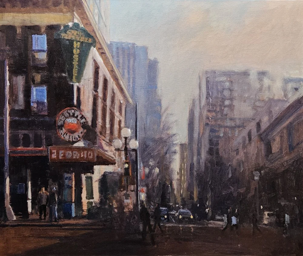 Robin Weiss 
 Two for Ten  
20x24 
oil on canvas 
$1,800