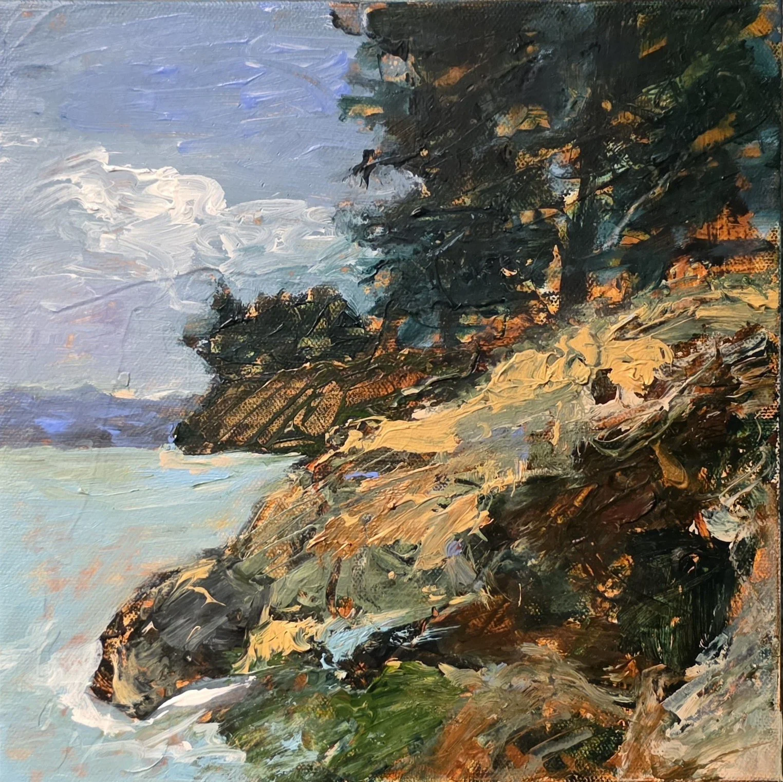 Christopher Mathie 
 Waves II  
10x10 
acrylic on canvas 
$595