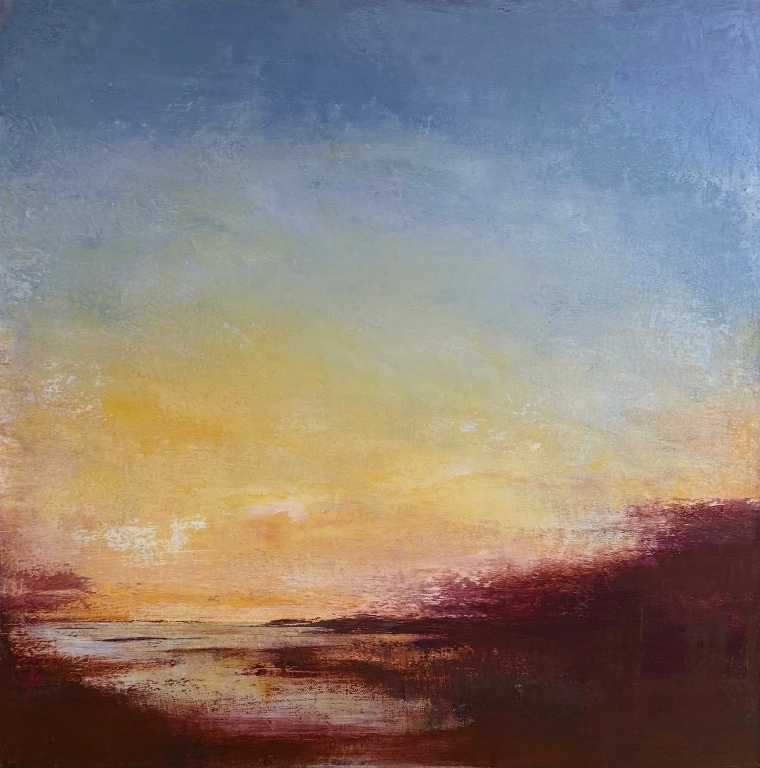 C.A. Pierce 
 Held In the Afternoon Glow  
30x30 
acrylic on canvas, framed 
$2,400
