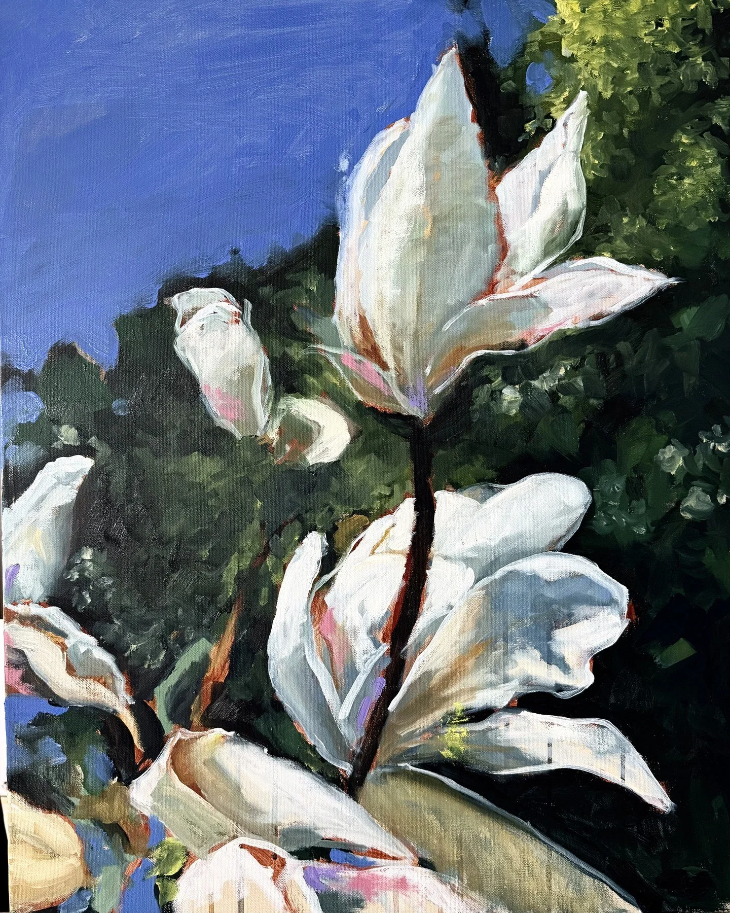 Cheryl Zahniser 
 Reach for the Sky  
30x24 
oil on canvas 
$1,900