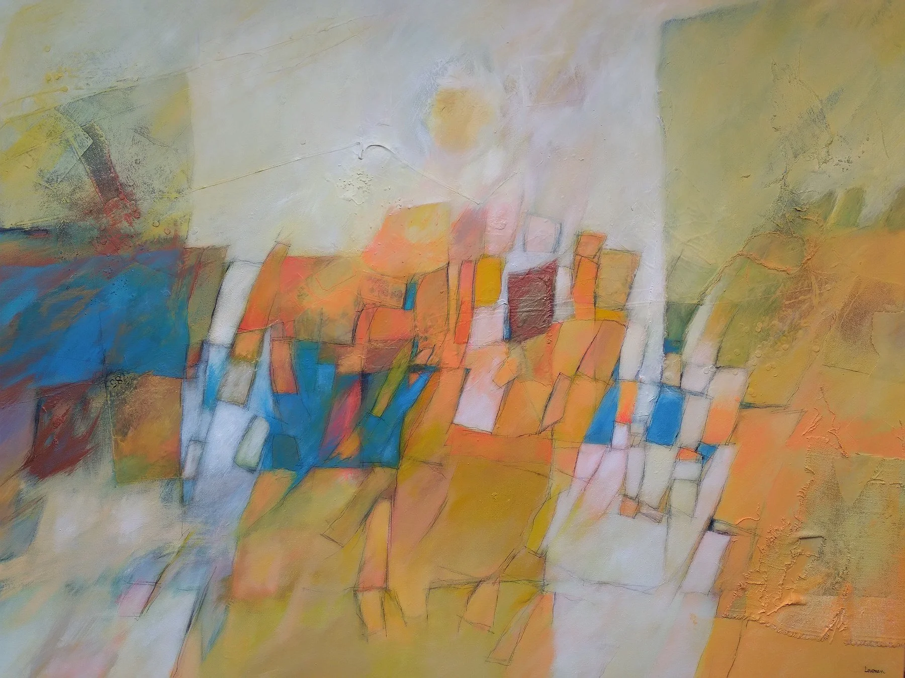 Leon Lowman 
 The Question She's about to Ask  
30x40 
acrylic on canvas 
$2,250