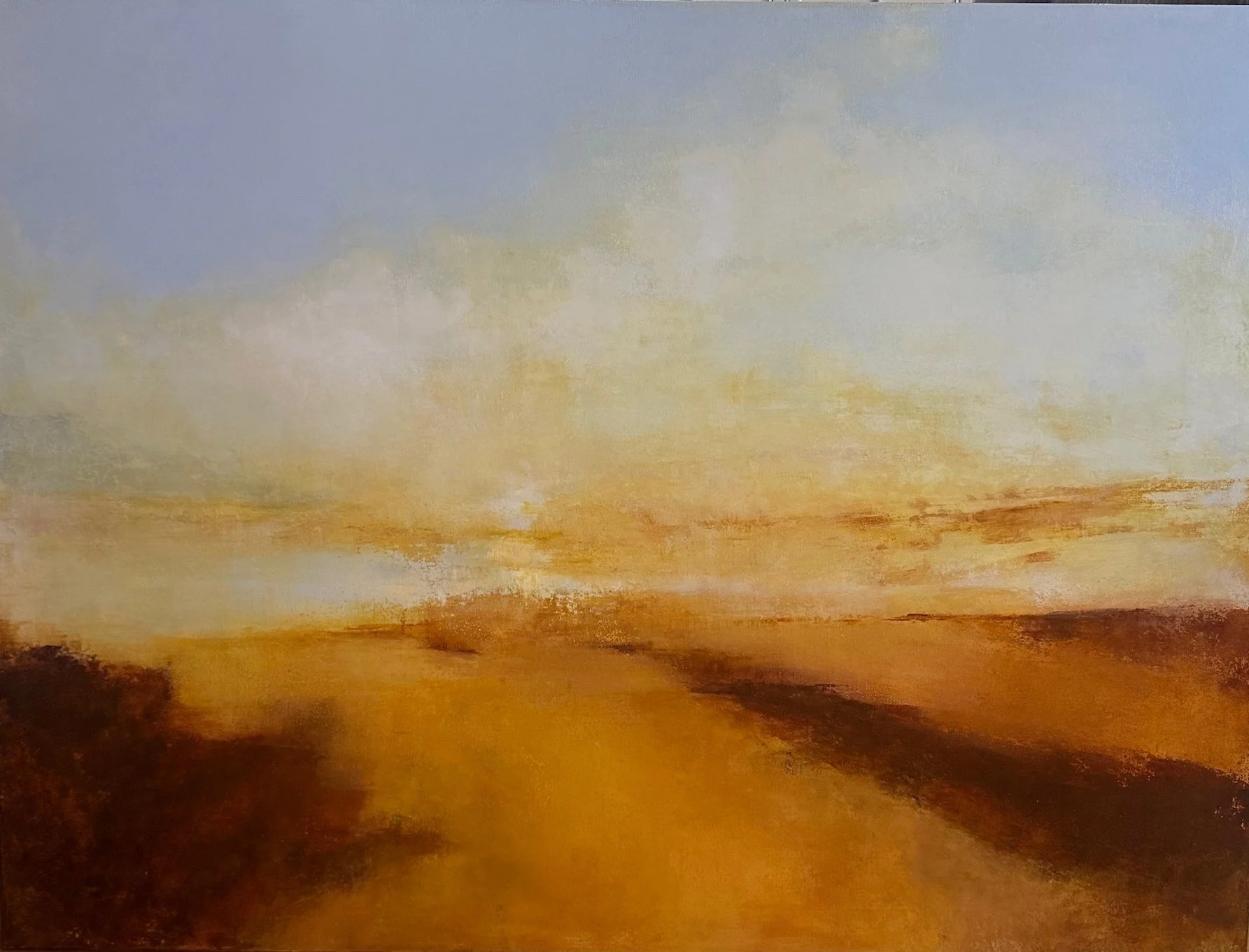 C.A. Pierce 
 Where the Day Lingers  
30x40 
acrylic on canvas, framed 
$2,800