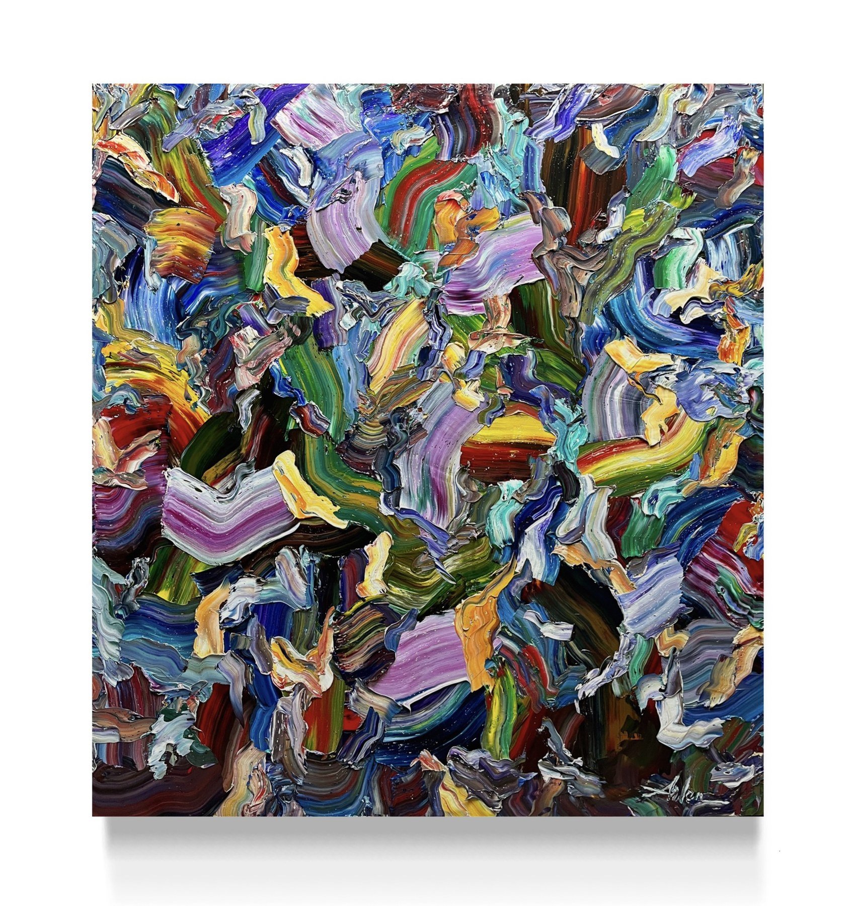 Arlon Rosenoff 
 Unity  
48x44 
palette knife oil on cradled panel 
$2,290