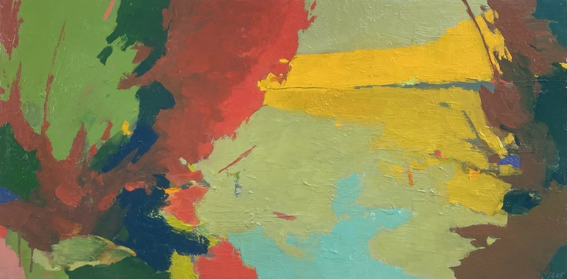 Scott Gellatly 
 Wetland Light  
12x24 
oil on panel 
$1,200